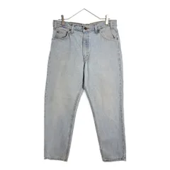 90年代 Levi's リーバイス 550 デニムパンツ オレンジタブ ライトブルー(メンズ W34 L30)中古 古着 X6729