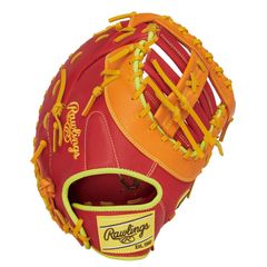 Rawlings R9 軟式グローブ オレンジ/パープル - メルカリ