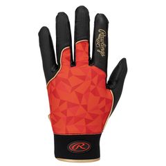 羅林斯 Rawlings Wizard 守備手套 25SS EFG25S01，黑色/紅色