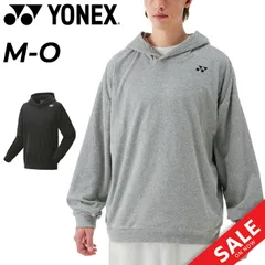 ヨネックス スウェットパーカー 長袖 メンズ レディース YONEX ユニパーカー プルオーバー 裏毛 スエット フーディ  UVカット バドミントン スポーツウエア 大人 男女兼用 長そで トップス スウェットシャツ  /30092