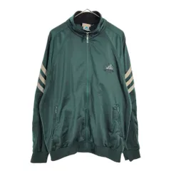 90年代 adidas アディダス トラックジャケット スポーツ グリーン(メンズ L)中古 古着 X6736