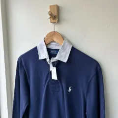 16506 - ポロ ラルフローレン ネイビー ラグビーシャツ