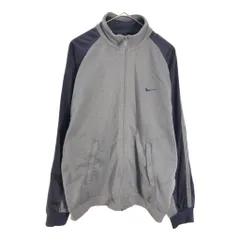 00年代 NIKE ナイキ トラックジャケット スポーツ グレー(メンズ L)中古 古着 X6737