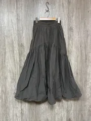 Ungrid アングリッド ギャザーデザイン スカート sizeF/チャコールグレー ■◇ レディース