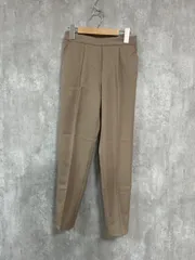 美品 alma design アルマデザイン タグ付 テーパード パンツ sizeS/茶 ■◇ レディース