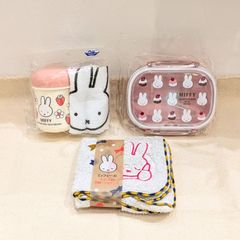 ミッフィー miffy タオルハンカチ シュシュ ポーチ セット4点Zakka 