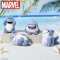 MARVELマスコット“ジェフ・ザ・ランド・シャーク” 全種コンプリートセット　マスコット　ぬいぐるみ