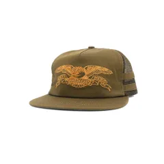 ANTIHERO MESHCAP アンチヒーロー メッシュキャップ BASIC EAGLE SNAPBACK TRUCKER BROWN/BROWNのサムネイル