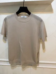半袖ニット Beige