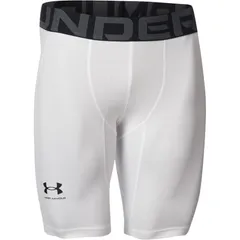 underarmour(アンダーアーマー) 21UA HEATGEAR CMP SHORTS バスケットインナーパンツ (1371948-100）、WHITE/