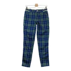 サイズ：L FILA GOLF フィラゴルフ  裏起毛 ロングパンツ チェック柄 ネイビー系 [240101659030] ゴルフウェア レディース ストスト