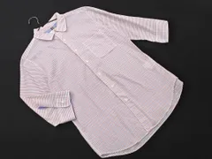 AIGLE エーグル ボーダー 七分袖 シャツ sizeS/白ｘ青x赤 ■◇ メンズ