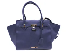 Samantha Vega サマンサベガ 2WAY トート バッグ 紺 ■■ レディース