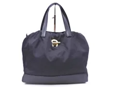 AIGNER アイグナー ハンド バッグ 黒 ■■ レディース