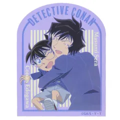 【メール便】名探偵コナン ダイカットシール キャラクターステッカー コナン＆世良 少年サンデー スモールプラネット ダイカットビニールステッカー デコシール 耐水性 アニメキャラクター グッズ 