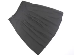 Ray BEAMS レイビームス タック スカート size1/黒 ■◇ レディース
