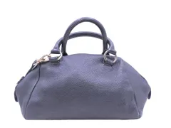 Kitamura キタムラ レザー 2WAY ハンド バッグ 濃紺 ■■ レディース