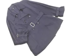 INED イネド トレンチ コート size15/濃紺 ■◇ レディース