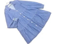 ZARA ザラ デニム シャツ ワンピース sizeL/青 ■◇ レディース