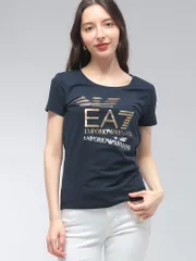EMPORIO ARMANI (エンポリオアルマーニ) レディース Tシャツ 半袖 EA7