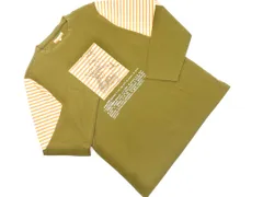 CASTELBAJAC カステルバジャック ボーダー 切替 長袖 カットソー size3/カーキｘオレンジｘ白 ■◇ メンズのサムネイル