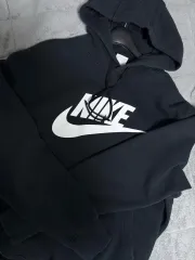 ナイキ ブラック フーディ BIGロゴ S