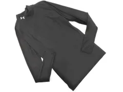UNDER ARMOUR アンダーアーマー ハイネック 長袖 プルオーバー カットソー sizeSM/黒 ■◇ レディース