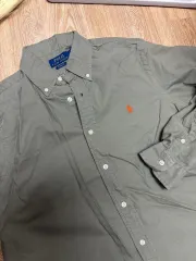 ポロラルフローレン クラシックフィットシャツ M カーキ / ポロシャツ