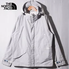 ノースフェイス THE NORTH FACE ナイロンジャケット XL マウンテンパーカー グレー ドライベント DRYVENT ロゴ刺繍 オーバーサイズ ビッグシルエット ストリート アメカジ テック 古着 E267