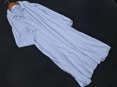 a.v.v アーヴェヴェ ロング シャツ ワンピース sizeL/青 ■◇ レディース