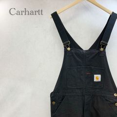 希少 90s カーハート キッズ オーバーオール 150 黒 裏地キルティング 