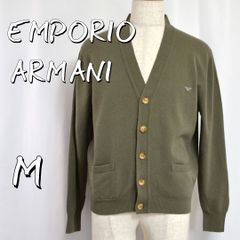 エンポリオアルマーニ ダブルジップ メッシュカーディガン 44 白 