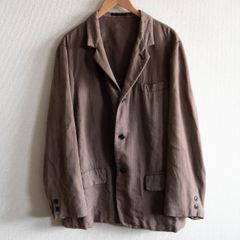 美品 CONFECT リネン テーラードジャケット カーキ 2 春夏 メンズ