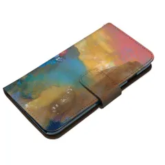 オディロン・ルドン BASIO active3 KYG04 ケース 手帳型 スマホケース [デザイン:5.花の中のオフィーリア/マグネットハンドあり] 絵画 名画