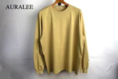AURALEE オーラリー LUSTER PLAITING L/S TEE【4】メンズ 男性 ロンT 長袖 カットソー A00SP01GT アメカジ 中古 comoli コモリ 無地 インナー オシャレ おしゃれ オーバーサイズのサムネイル