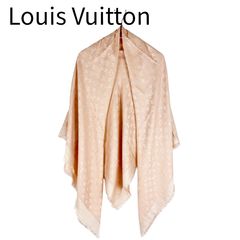 ルイヴィトン LOUIS VUITTON ストール モノグラム カシミヤ シルク