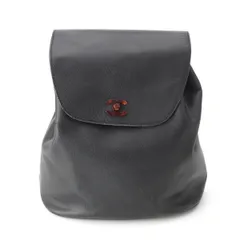 シャネル レザー ココマーク トーティシェル ターンロック リュック デイパック ブラック【中古】