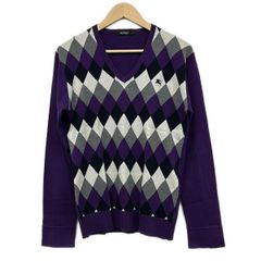 BURBERRY BLACK LABEL Vネックセーター サイズ3 (L) - メルカリ