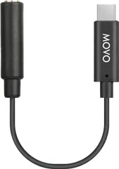 【新品】Movo UCMA-1 メス 3.5mm TRS マイクアダプターケーブル USB Type-Cコネクタ ドングル