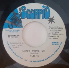 7” Pliers Cant Move Me NONE Black Scorpio /00080