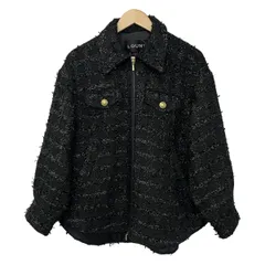 LOUNIE(ルーニィ) コート サイズ38 M レディース美品  - 黒 長袖/ラメ/春/秋