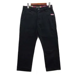 ビームスハート BEAMS HEART ボタニカル クロップドパンツ ストレッチ 花柄 ブラック 黒 Sのサムネイル