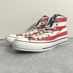 CONVERSE ALL STAR US STARS&BARS HI U.S. ORIGINATOR ハイカット 星条旗 ストライプ スニーカー シューズ コンバースオールスター 27.5㎝