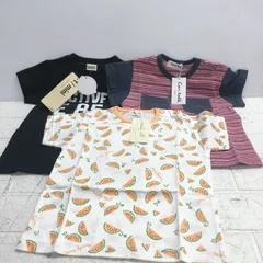 ★【在庫処分価格】日本製 子供服 ベビー服 まとめ売り 90㎝ 半袖 Tシャツ 男の子 女の子 春 夏 未使用 経年保管品 現状品	☆C3-960	J