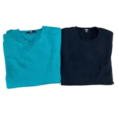 170040 現状品 UNIQLO +J ユニクロ カシミヤ100％セーター　長袖 M 2点まとめ売り