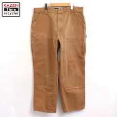 00s USA製 Carhartt ダック ダブルニー ペインターパンツ メンズ 表記38×28サイズのサムネイル