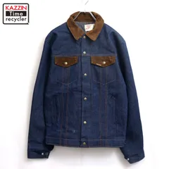 80s USA製 vintage SUDDLE KING 裏地ブランケット デニムジャケット メンズ 表記40サイズ