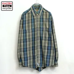90s vintage Levi's チェック柄 ボタンダウン 長袖シャツ メンズ 表記Mサイズ