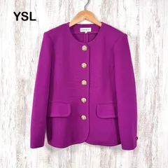 2026年最新】Yves Saint Laurent レディース ノーカラージャケットの