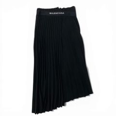 BALENCIAGA バレンシアガ ロゴ プリーツスカート - メルカリ